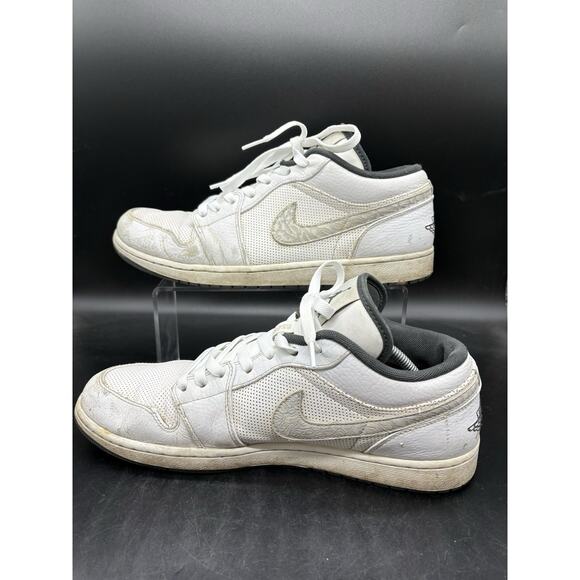 Nike Air Jordan 1 Phat Retro Low Men Size 13 338145-110 White Anthracite Shoes main image 4